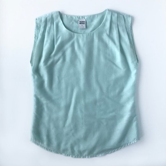 Vero Moda Sleeveless Mint Top - Picture 1 of 6